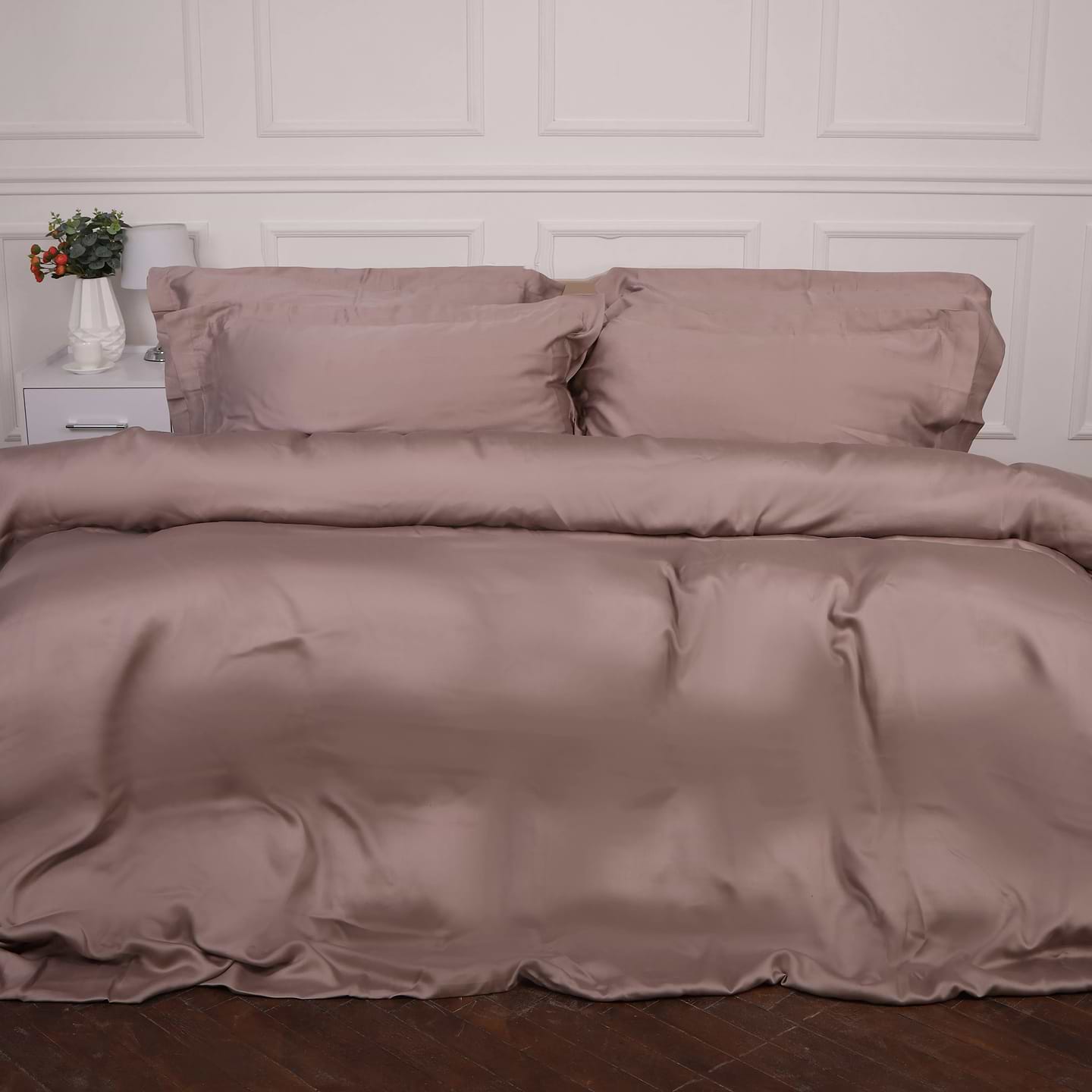 Комплект постільної білизни дитячий MirSon Tencel №08 Beige 110х140 (2200009637100)
